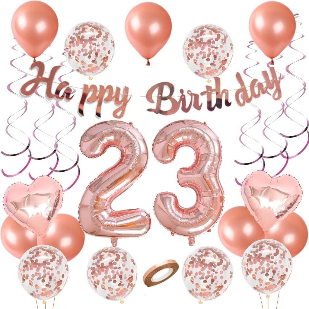 Generic Ballon Happy Birthday Rose Gold Pour décoration Anniversaire à prix  pas cher