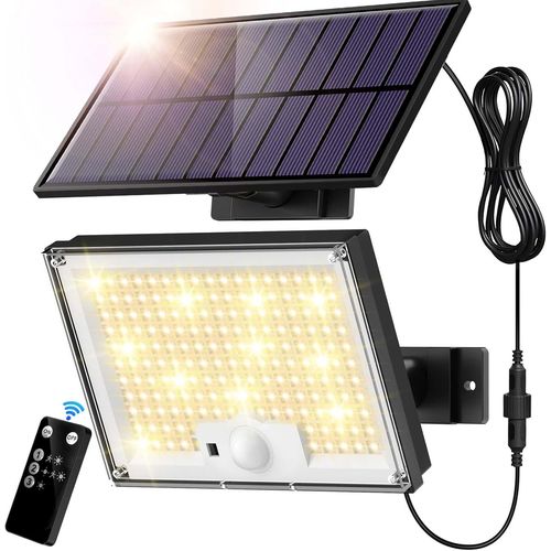 ERSHI-Lampe Solaire Extérieur 172 LED 3 Modes Lumière Solaire Extérieure Détecteur de Mouvement, Lampe Solaire IP65 Eclairage Exte[45]