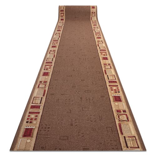 100x980 Cm Tapis De Couloir Antidérapant Jena Marron 100cm