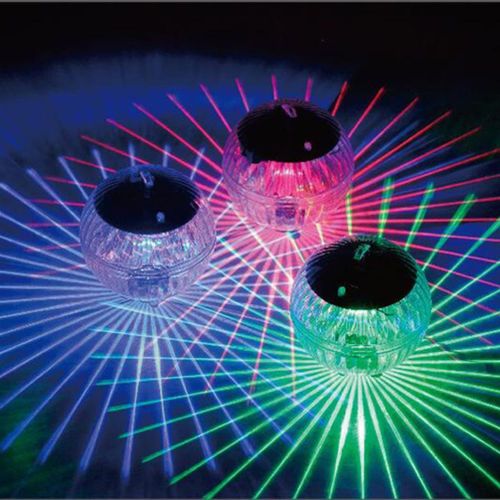 ERSHI-Lumiere Piscine Led Piscine Lumière flottante solaire, lumière solaire de piscine de boule de changement de couleur, lumière[1883]