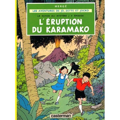 Les Aventures De Jo, Zette Et Jocko Tome 4 - Le Rayon Du Mystère - Tome 2, L'éruption Du Karamako