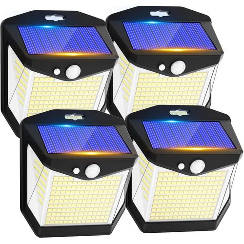 ERSHI-Lampe Solaire Exterieur Détecteur Mouvement - 248 LED Lumiere Solaire Exterieur IP65 Etanche éclairage 270° Sécurité sans Fi[56]
