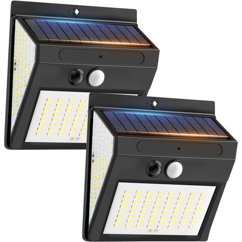 Ershi-Spot Solaire Exterieur Détecteur Mouvement,144 Led Lumiere Solaire Exterieur,3 Modes 270° Eclairage Exterieur Solaire,Etanch[1089]
