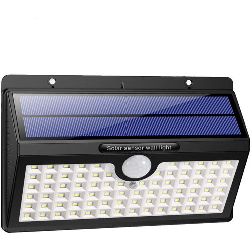 ERSHI-Lampe Solaire Extérieur [Version à économie D'énergie] 78 led 2000mAh Détecteur de Mouvement éclairage Solaire Extérieur éta[1735]
