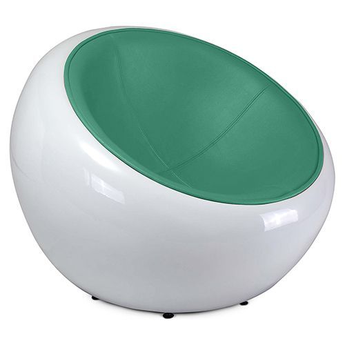 Fauteuil Pada Ball Chair - Simili Cuir Turquoise