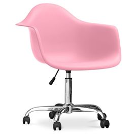 Chaise De Bureau Avec Accoudoirs - Chaise De Bureau À Roulettes - Emery Rose