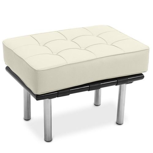 Banc City (1 Place) - Simili Cuir Ivoire