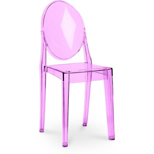 Chaise Transparente De Salle À Manger - Victoire Violet Transparent