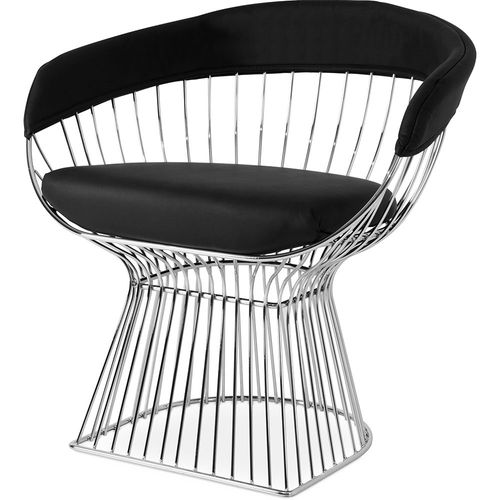 Chaise Cylinder - Simili Cuir Noir