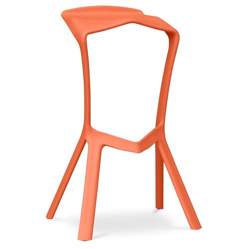 Tabouret De Bar Design Marcus Orange Clair