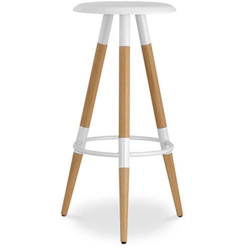 Tabouret De Style Scandinave - Métal Blanc