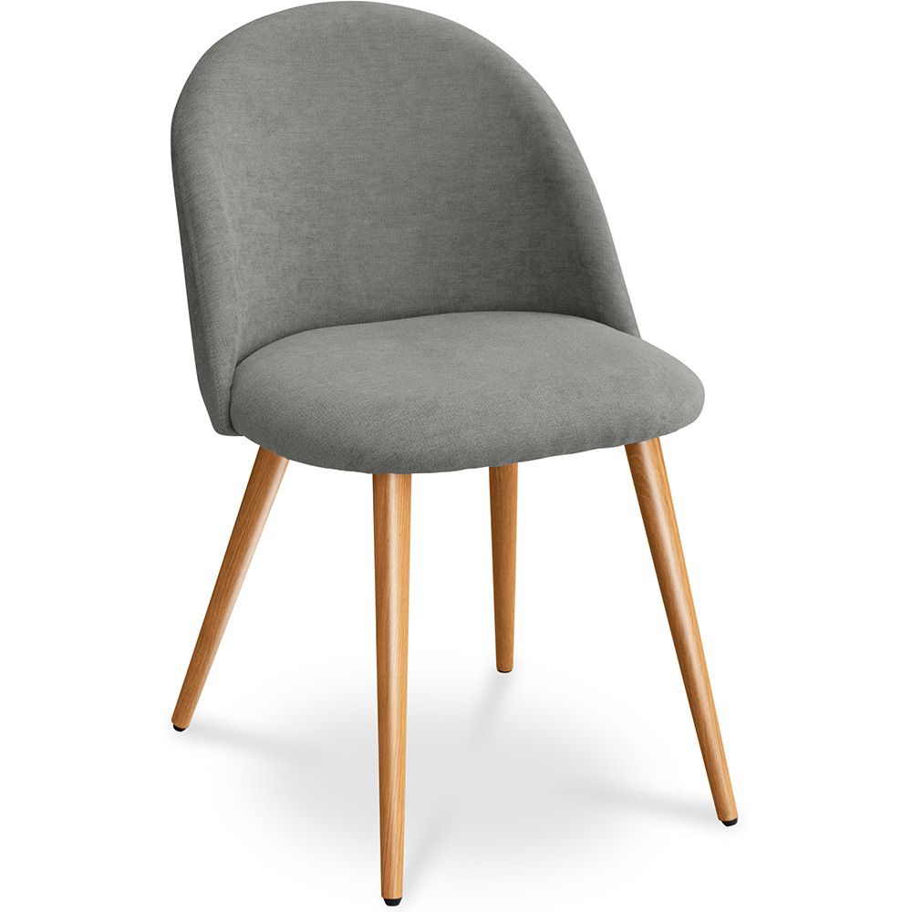 Chaise De Salle À Manger Bennett Design Scandinave Premium Gris