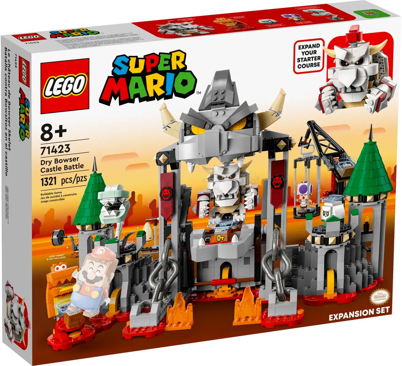 Soldes LEGO Super Mario - Le puissant Bowser (71411) 2024 au