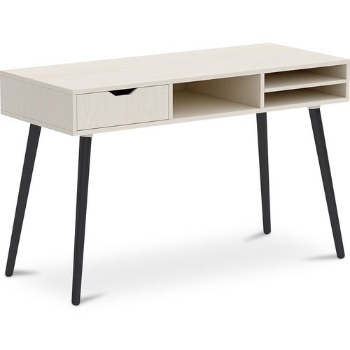 Bureau En Bois Design Style Scandinave - Viggo Bois Naturel