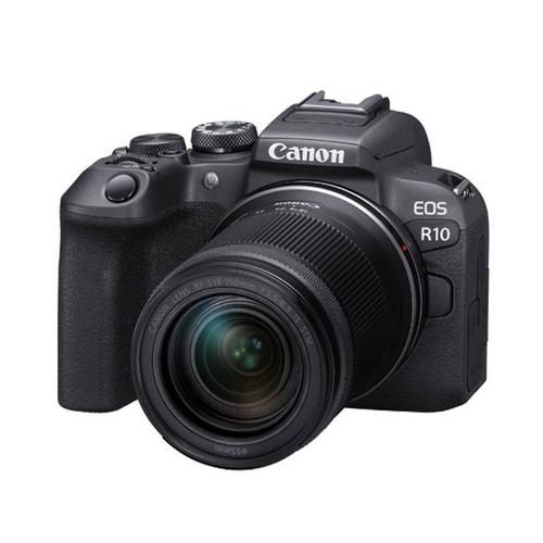 Canon EOS R10 - Appareil photo numérique - sans miroir - 24.2 MP - APS-C - 4K / 60 pi/s - 8.3x zoom optique objectif RF-S 18-150 mm F3.5-6.3 IS STM - Wi-Fi, Bluetooth - noir