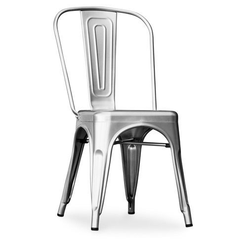 Chaise De Salle À Manger Bistrot Metalix Design Industriel En Métal - Nouvelle Édition Acier