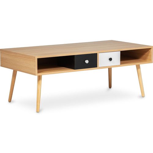 Table Basse De Style Scandinave En Bois - Reui Bois Naturel