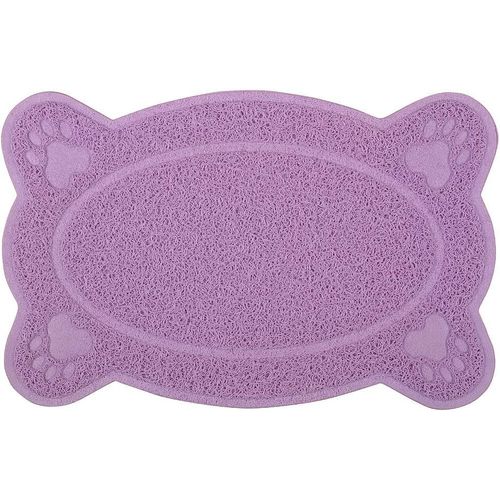 Ershi-Tapis De Litière Pour Chat, 40 X 26 Cm, 5 Couleurs Disponibles (Violet)[330]