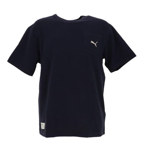 Tee Shirt Manches Courtes Puma Puma Class Relaxed P Bleu Marine Xxl