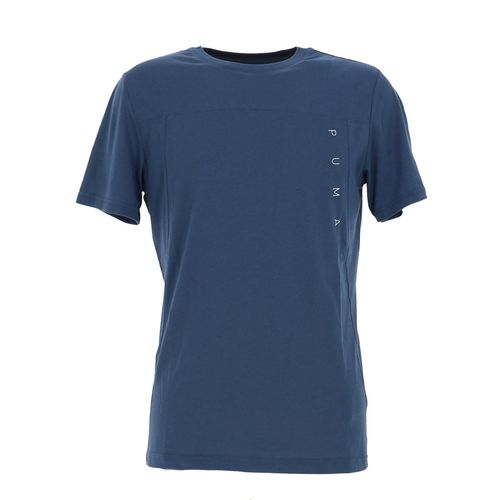 Tee Shirt Manches Courtes Puma M Tad Tech Triblend Bleu Indigo Xxl