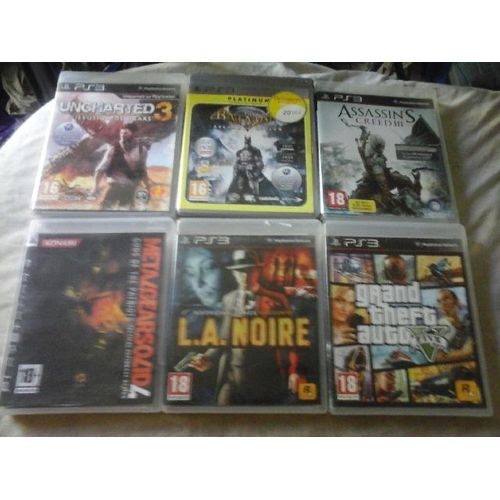 Lot Varié Éco (Vente Possible A L'Unité), De 6 Des Meilleurs (Notes Jeuxvideo_Com) Jeux Ps3. 100% Testés Et Vérifiés