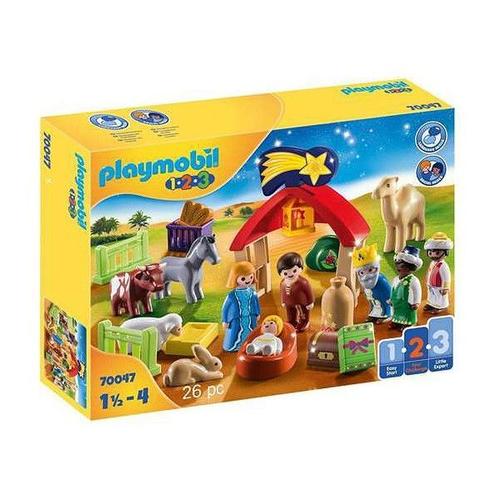 Playmobil 123 70047 - Animaux Et Mangeoire