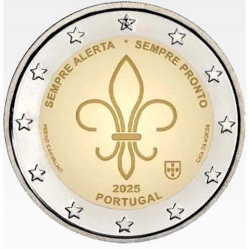 2€ Euros Commémorative Portugal 2025 "Scoutisme"