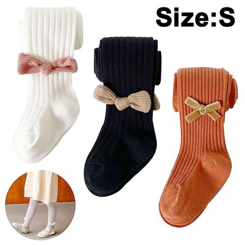Ensemble D'uniforme Pour Bébé Fille, 3 Pièces, Legging De Couleur Unie Avec N¿Ud D'automne Et D'hiver, Combinaison S 4
