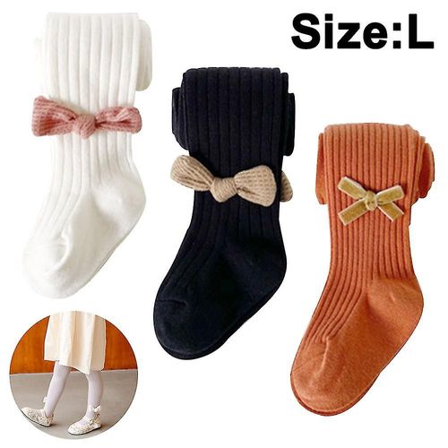 Ensemble 3 Pièces D'uniforme Pour Bébé Fille, Legging De Couleur Unie Avec N¿Ud D'automne Et D'hiver, Combinaison L 6