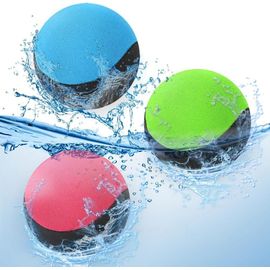 ERSHI-Balle Rebondissante d'eau, 3 Pièces Balles à Eau en Lycra Bombes à Eau réutilisables balles Piscine a balles pour Enfants, A[2319]