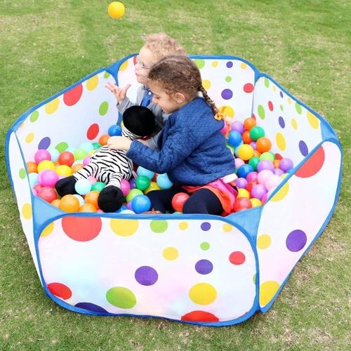 Ershi-1m Piscine À Balles Pliable Portable Hexagonal Aire De Jeux Tente De Jeu Pour Enfants Avec Sac De Rangement (Balles Non Comp[1232]