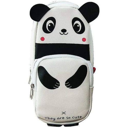 Trousse À Crayons En Forme De Panda Pour Enfants, Trousse À Crayons De Grande Capacité Pour Étudiants, Sac Porte-Stylo Mignon