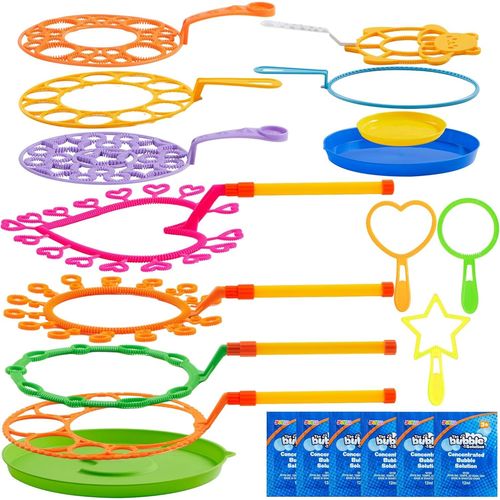 Ershi-Grandes Baguettes À Bulles Avec Plateau, Bâtons À Bulles Géants De 53 Cm Pour Enfants, Jeux D'extérieur, Fêtes D'anniversair[1257]