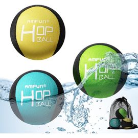 Ershi-Balle Rebondissante D'eau, 3pcs Balles À Eau Réutilisables, Ballon Plage Rebondissante, Balles À Eau En Lycra Pour Piscine[694]