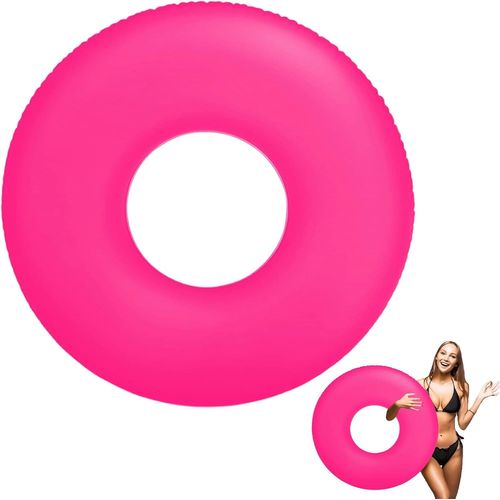 Ershi-Bouée Adulte Bouée Géante Givrée 91 Cm,Bouée Enfant 76 Cm,Gonflable Pour Piscine,Bouée Gonflable De Tube,Anneau De Natation,[1023]