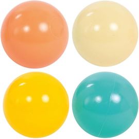 ERSHI-- Balles de Jeu à Lancer, Faire Rouler et pour Piscine à Balles - 7 cm, Plastique Souple Anti-Écrasement - À Partir de 6 Moi[246]