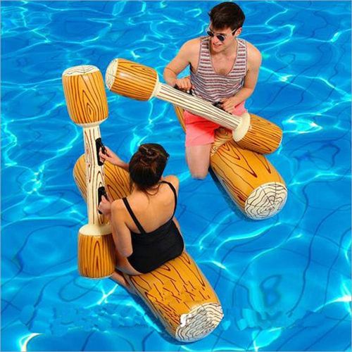Ershi-2 Pcs Ensemble Flottant Gonflable Jouets, Enfants Adultes Pool Party Jeux De Sports Nautiques Connectez-Vous Radeaux Pour Fl[3]