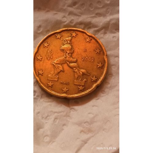 Pièce Rare De 20 Centimes 2002