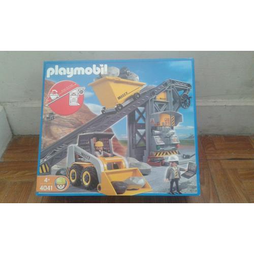 Playmobil - 4041 - Jeu de construction - Convoyeur avec pelleteuse