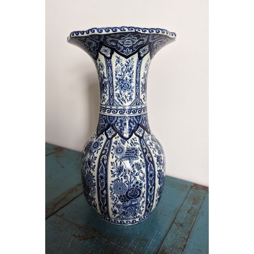 Vase delft boch bleu & blanc 30 cm