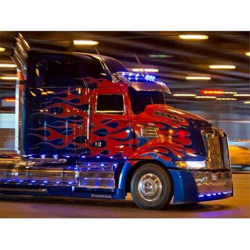 Eryi-Diamond Painting 5d Diy Diamant Peinture Camion Photos De Strass Rond Point De Croix Couture Cadeaux Décoratifs Pour La Mais[7021]