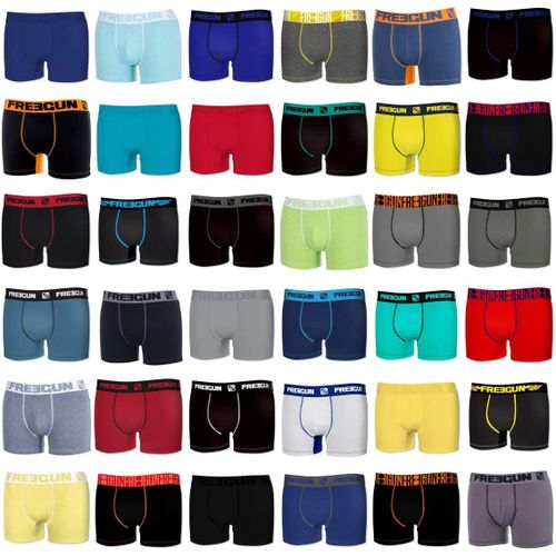 Sous-Vêtements Freegun Pour Hommes En Coton : Lot De 3 Boxers / Taille Xl