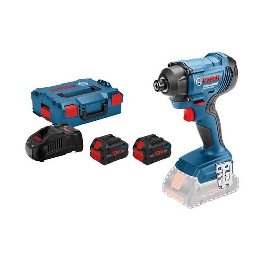 Visseuse à chocs 18V GDR 18V-160 + 2 batteries Procore 8Ah + chargeur + coffret L-BOXX - BOSCH