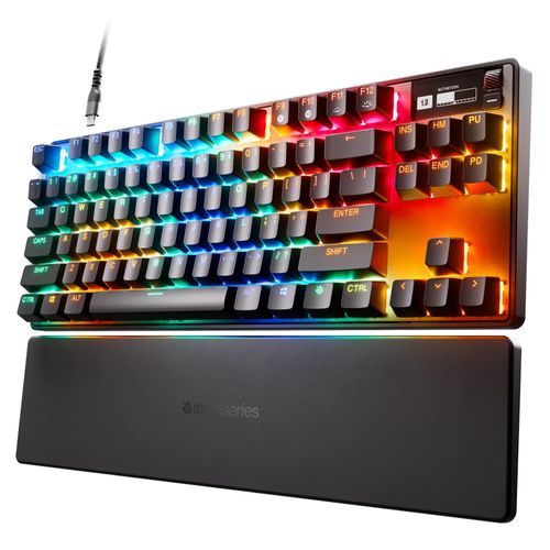 Clavier Steelseries Apex Pro TKL clavier USB QWERTZ Allemand Noir