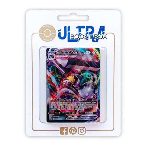 Melmetal Vmax 48 78 Full Art - Ultraboost X Epée Et Bouclier 10 5 Pokémon Go - Coffret De 10 Cartes Pokémon Françaises
