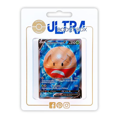 Électrode De Hisui V 172 196 Full Art - Ultraboost X Epée Et Bouclier 11 Origine Perdue - Coffret De 10 Cartes Pokémon Françaises