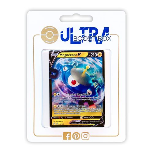 Magnézone V 56 196 - Ultraboost X Epée Et Bouclier 11 Origine Perdue - Coffret De 10 Cartes Pokémon Françaises