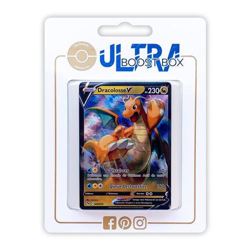 Dracolosse V 49 78 - Ultraboost X Epée Et Bouclier 10 5 Pokémon Go - Coffret De 10 Cartes Pokémon Françaises