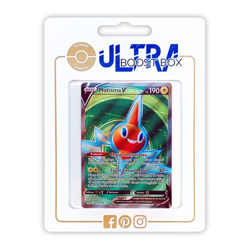 Motisma V 176 196 Full Art - Ultraboost X Epée Et Bouclier 11 Origine Perdue - Coffret De 10 Cartes Pokémon Françaises