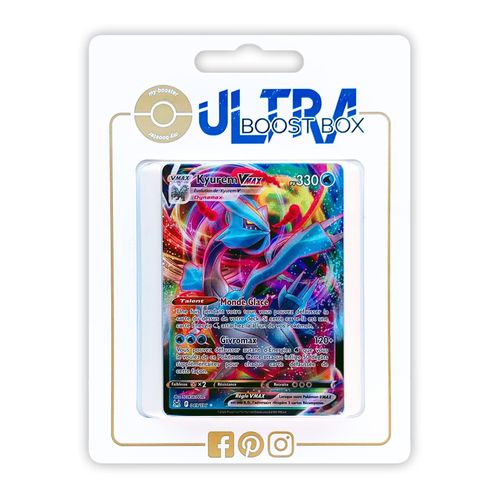 Kyurem Vmax 49 196 Full Art - Ultraboost X Epée Et Bouclier 11 Origine Perdue - Coffret De 10 Cartes Pokémon Françaises